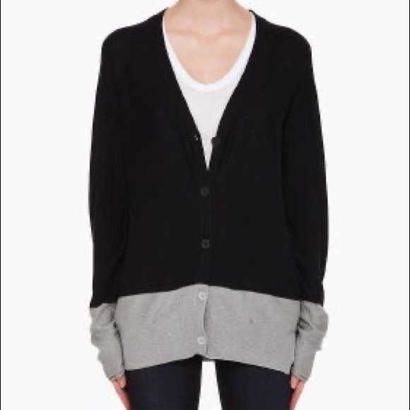 Alexander Wang Dresses & Skirts - T by Alexander Wang Color Block Knit Set (Cardigan + Tunic Dress), Size Small